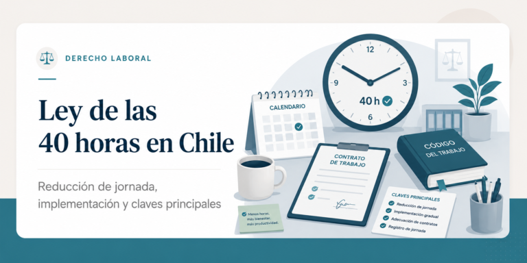 Ley de 40 horas en Chile: qué cambia con la jornada laboral de 42 horas en 2026