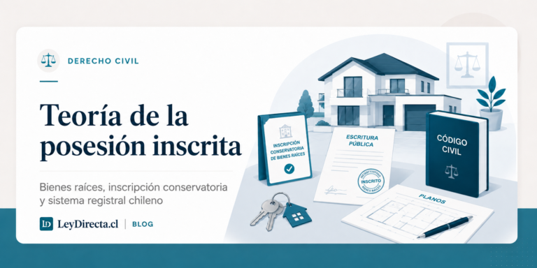 Teoría de la posesión inscrita en Chile: explicación simple y ejemplos