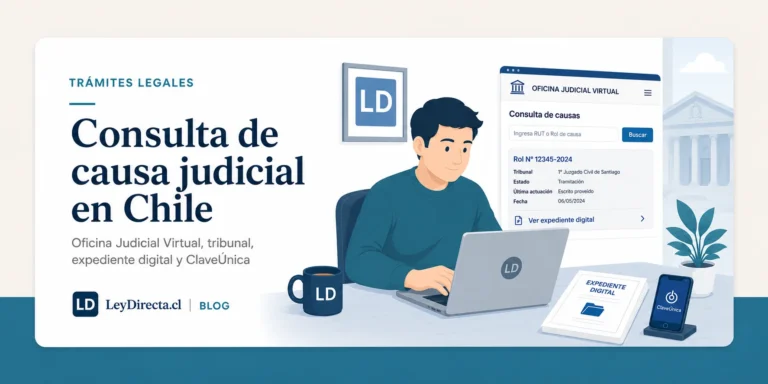 Cómo consultar una causa judicial en Chile paso a paso