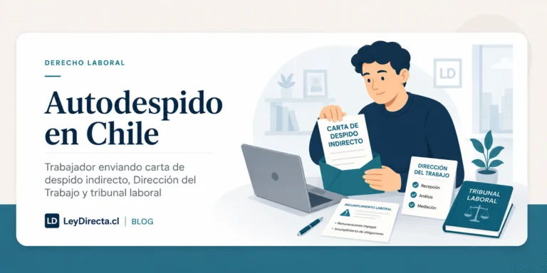 Autodespido en Chile: qué es, cuándo procede y cómo demandar al empleador