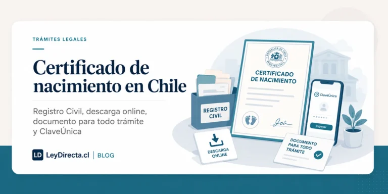 Certificado de nacimiento en Chile: cómo descargarlo gratis online y para todo trámite