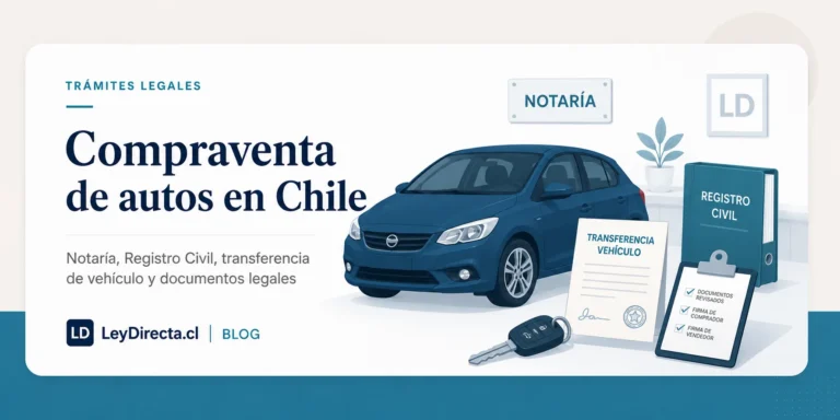 Compraventa de autos en Chile: trámite en notaría o Registro Civil