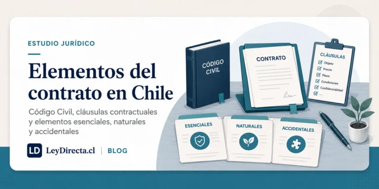 Elementos del contrato: esenciales, naturales y accidentales