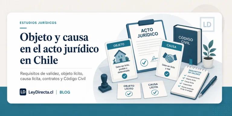 Objeto y causa en el acto jurídico: explicación simple con ejemplos