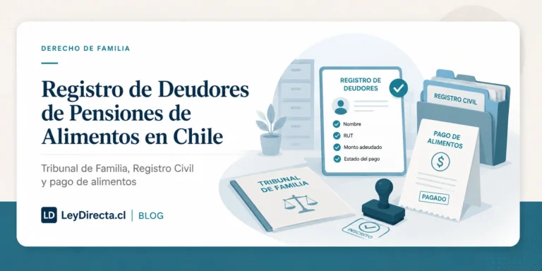 Registro Nacional de Deudores de Pensiones de Alimentos: cuándo se inscribe y qué efectos tiene