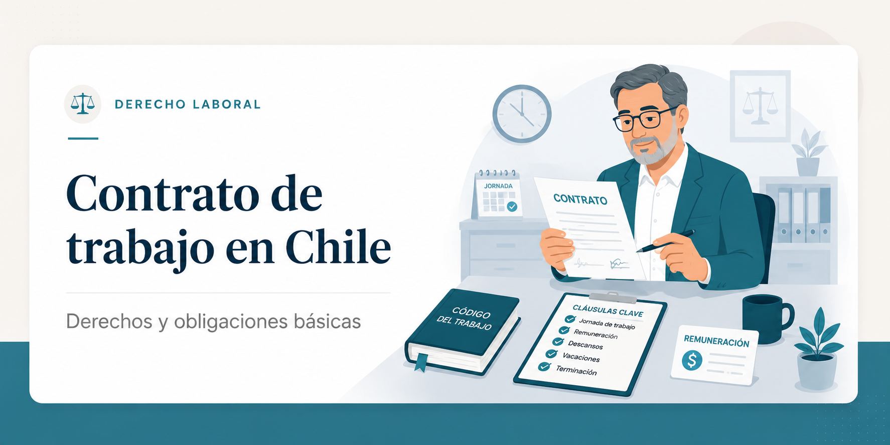 Contrato de trabajo en Chile: derechos, obligaciones, jornada y remuneración